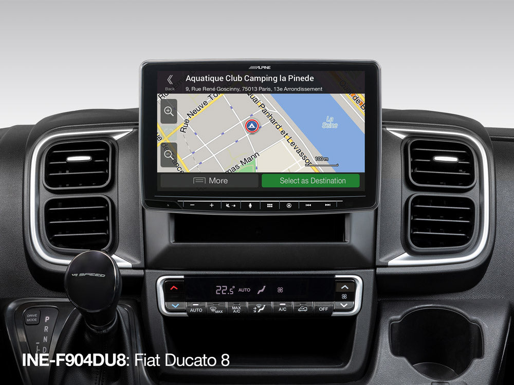 INE-F904DU8 - Système de navigation 9 pouces pour Fiat Ducato 8