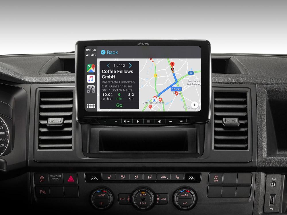 INE-F904T6 - Système de navigation 9 pouces pour Volkswagen T5 et T6