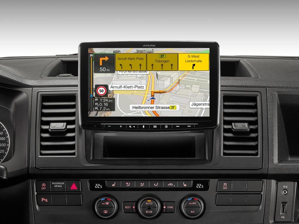 INE-F904T6 - Système de navigation 9 pouces pour Volkswagen T5 et T6