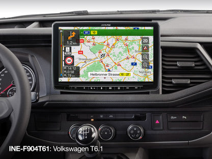 INE-F904T61 - Système de navigation 9 pouces pour VW T6.1