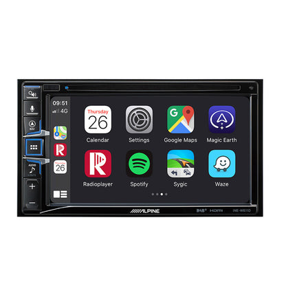 INE-W611 - Station multimédia 2-DIN avec écran tactile