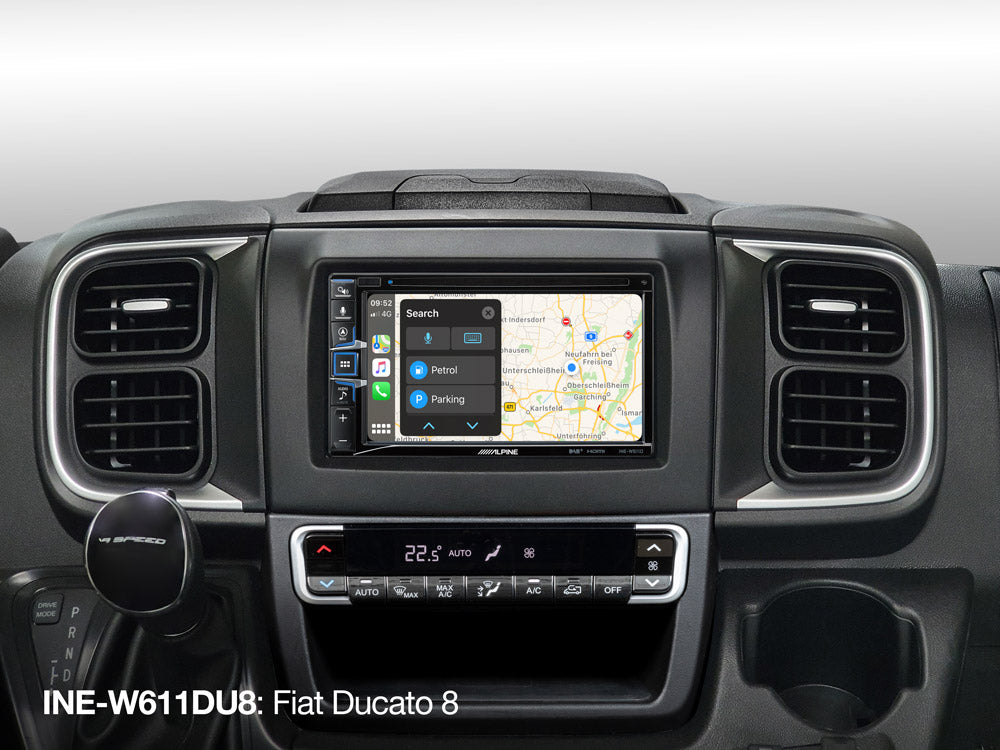 INE-W611DU8 - Système de navigation 6,5 pouces pour Fiat Ducato 8