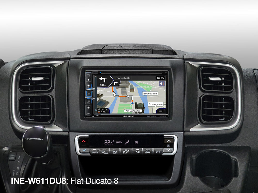 INE-W611DU8 - Système de navigation 6,5 pouces pour Fiat Ducato 8