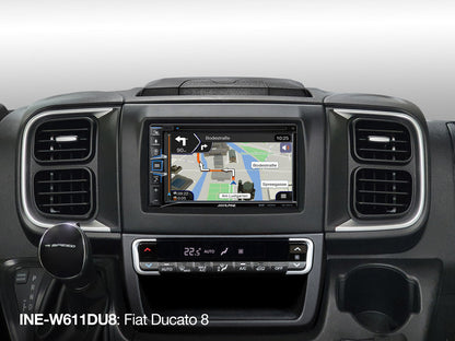 INE-W611DU8 - Système de navigation 6,5 pouces pour Fiat Ducato 8