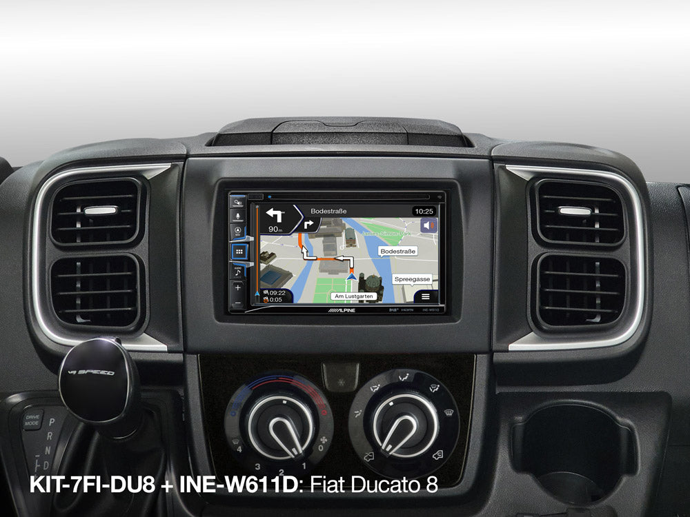 KIT-7FI-DU8 - Kit d'installation 2-DIN pour Fiat Ducato 8