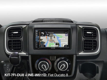 KIT-7FI-DU8 - Kit d'installation 2-DIN pour Fiat Ducato 8