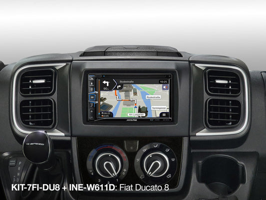 KIT-7FI-DU8 - Kit d'installation 2-DIN pour Fiat Ducato 8