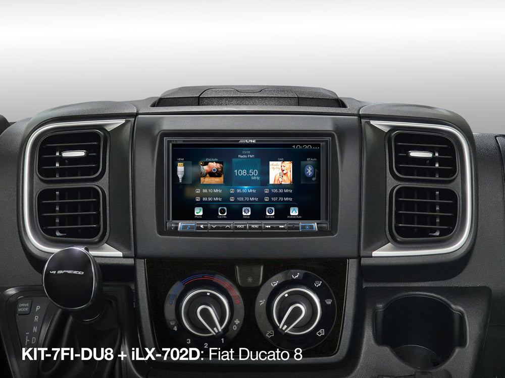 KIT-7FI-DU8 - Kit d'installation 2-DIN pour Fiat Ducato 8