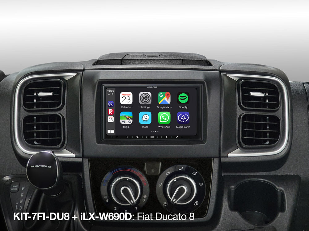 KIT-7FI-DU8 - Kit d'installation 2-DIN pour Fiat Ducato 8