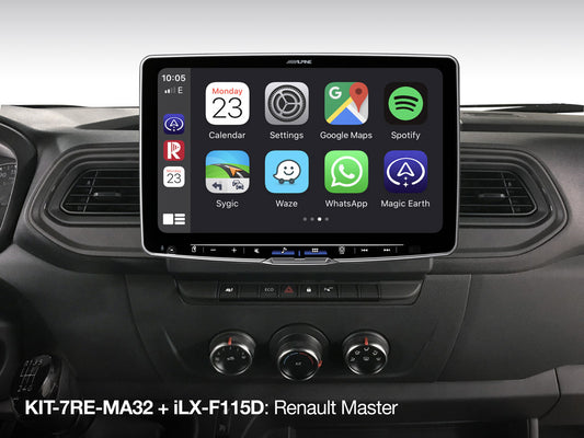 KIT-7RE-MA32 - Kit d’installation pour Renault Master 3, Opel Movano et Nissan NV400