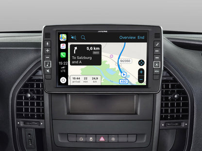 X903D-V447 - Système de navigation 9 pouces pour Mercedes Vito (447)