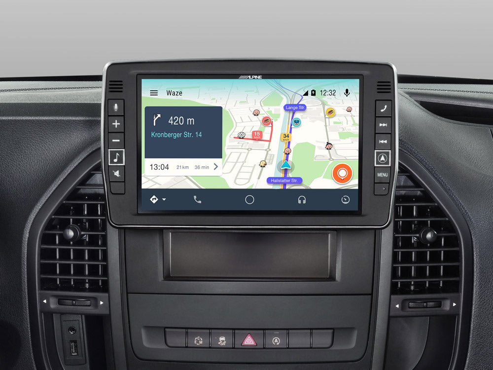 X903D-V447 - Système de navigation 9 pouces pour Mercedes Vito (447)