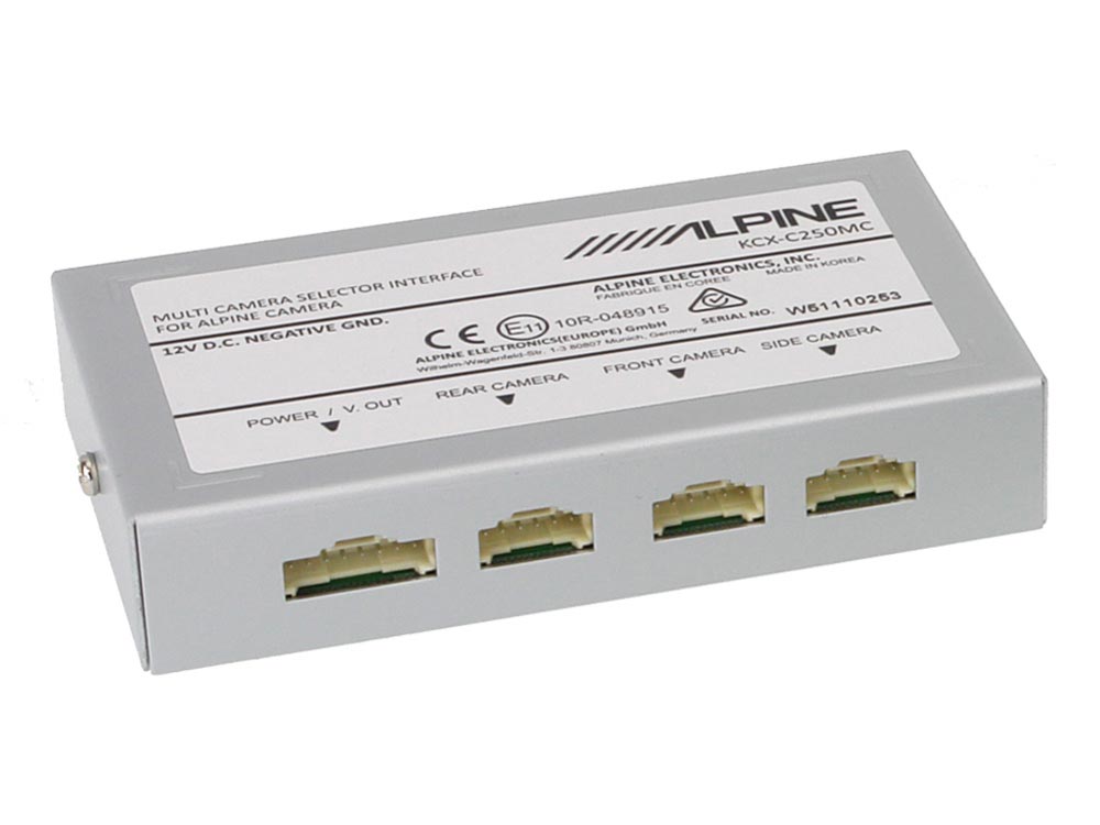 KCX-C250MC - Boîtier d'extension pour connecter jusqu'à 3 caméras Alpine
