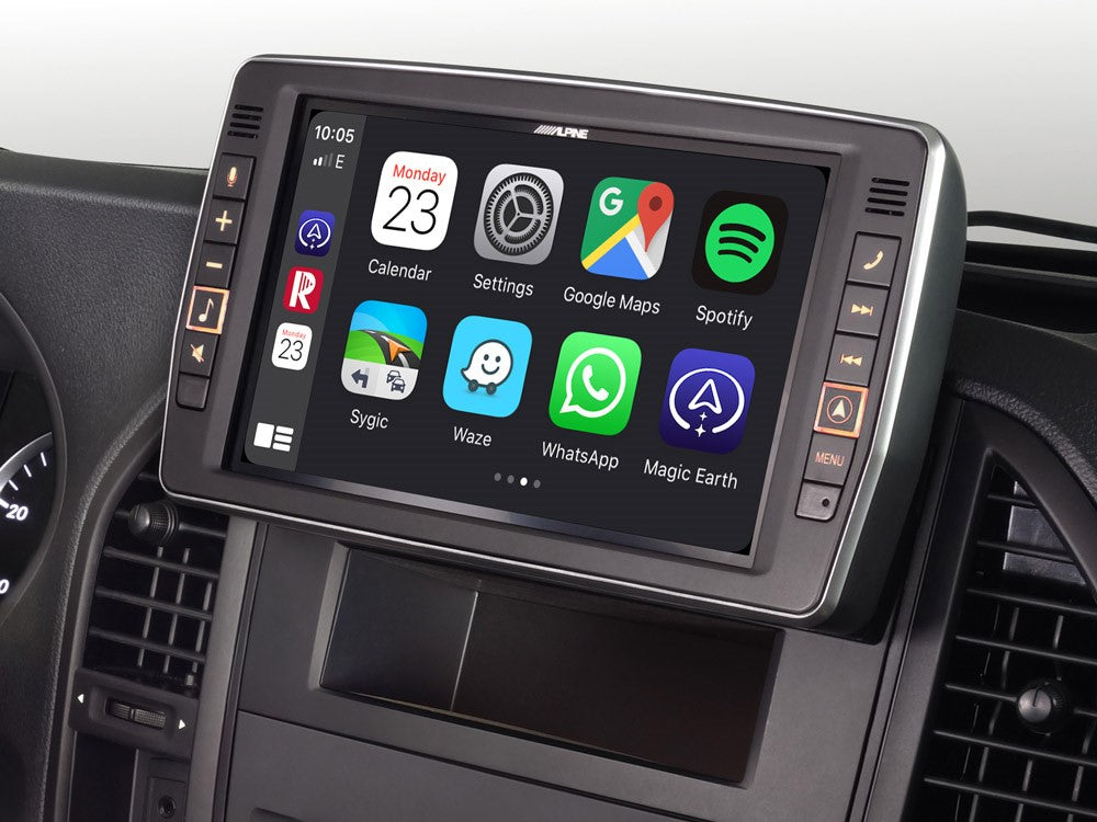 X903D-V447 - Système de navigation 9 pouces pour Mercedes Vito (447)