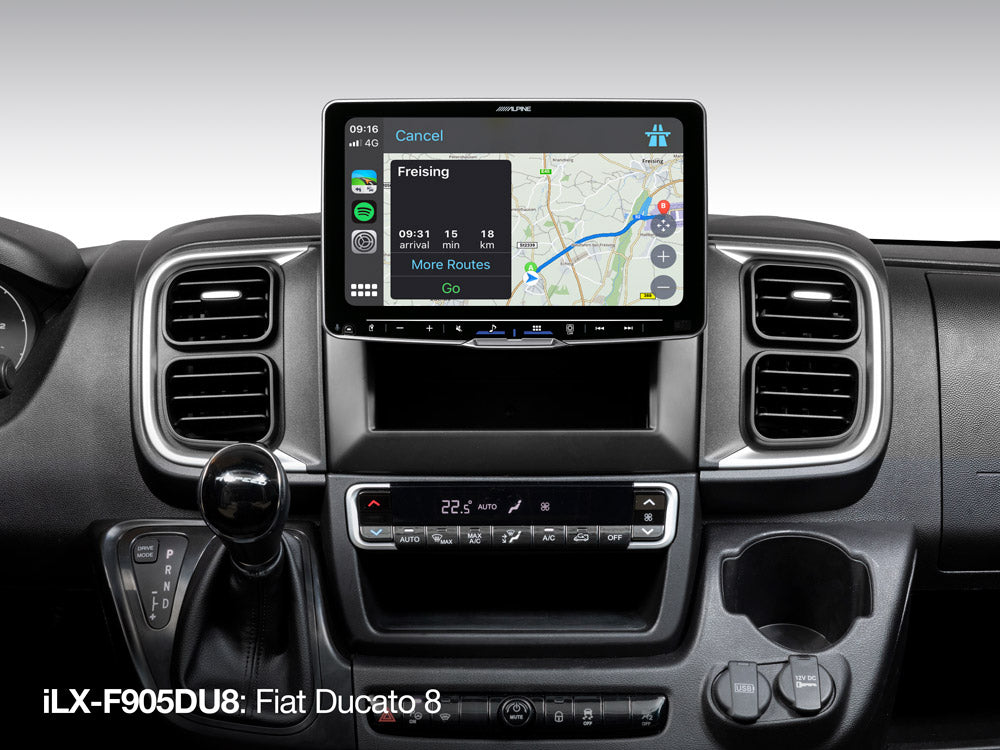 iLX-F905DU8 - Station multimédia tactile de 9 pouces pour Fiat Ducato 8
