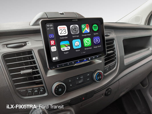 iLX-F905TRA - Station multimédia tactile de 9 pouces pour Ford Transit
